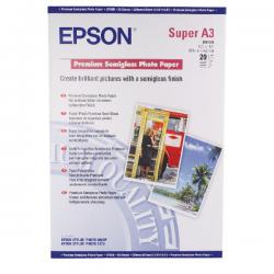 Cheap Stationery Supply of Epson A3 Premium Semi-Gloss Photo Paper A3+ 250gsm (Pack of 20) C13S041328 Office Statationery