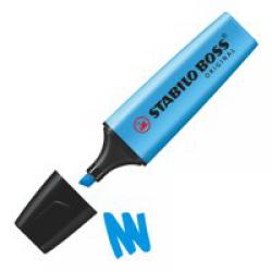 Cheap Stationery Supply of Boss Highlighter Blue Pack of 10 Office Statationery