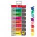This photo features a set of Stabilo Boss Original highlighters, with a chisel tip and assorted colors. The line width ranges from 2-5mm, and the set comes in a wallet packaging with 8 highlighters.