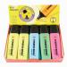The Stabilo Highlighters STABILO BOSS ORIGINAL are vibrant and versatile. The chisel tip allows for 2-5mm line widths, perfect for highlighting and underlining. This pack of 10 comes in assorted colors, making it a useful tool for any task.