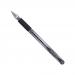 uni-ball Signo Gel Grip UM-151S Rollerball Pen 0.7mm Tip 0.4mm Line Black (Pack 12) - 751081000 10256UB