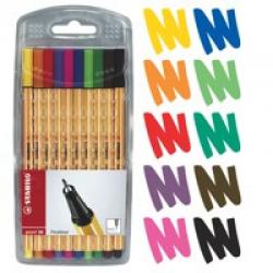 Cheap Stationery Supply of Point 88 Pen Finelinr 0.4 Astd Pack of 10 Office Statationery