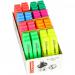 This picture features a collection of Stabilo Highlighters in a variety of vibrant colors. Each highlighter has a chisel tip and can produce a line width of 2-5mm. The set comes with 48 highlighters in total and is perfect for organizing and adding color to notes, books, and journals.