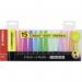 This picture showcases a pack of 15 Stabilo Highlighters from the STABILO BOSS ORIGINAL collection. The chisel tip offers precise highlighting in assorted colors. With its deskset design, this highlighter set is perfect for organized workspaces.