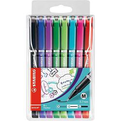Cheap Stationery Supply of STABILO SENSOR medium Pen 0.8mm Line Assorted Colours (Wallet 8) 10710ST Office Statationery