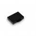 This picture shows two black Trodat stamp pads, specifically the T650 replacement pad. They are compatible with the Professional 5200 and 5430L models. These pads are perfect for replacing worn out or damaged stamp pads. The pack includes 2 pads.