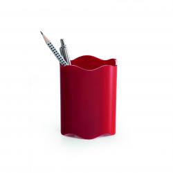 Cheap Stationery Supply of Durable Vivid Trend Pen Pot Plastic Red 10951DR Office Statationery