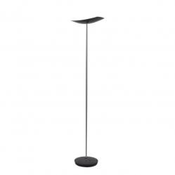 Cheap Stationery Supply of Alba LED Floor Standing Lamp with Intensity Dimmer Black and Chrome LEDCUP N UK 11017AL Office Statationery