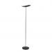 Alba LED Floor Standing Lamp with Intensity Dimmer Black and Chrome LEDCUP N UK 11017AL