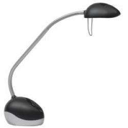 Cheap Stationery Supply of Alba X Led Desk Lamp Black Silver LEDX N UK 11059AL Office Statationery