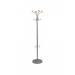 This photo features the elegant Alba Vienna Coat Stand, with a sleek silver frame and natural wood pegs. The stand stands tall with 8 pegs, providing ample space for coats, hats, and scarves. The modern design is perfect for any home or office decor.