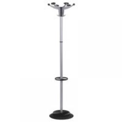 Cheap Stationery Supply of Alba Sevilla Coat Stand 12 Pegs Silver Grey PMSEV 11136AL Office Statationery