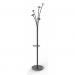 A sleek and modern coat rack and stand from Alba, the Festival Coat Stand features a striking black finish and 5 pegs for maximum storage. Perfect for keeping your jackets and coats organized and easily accessible.