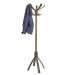 Alba Cafe Coat Stand 10 Pegs Dark Wood PMCAFE 11171AL