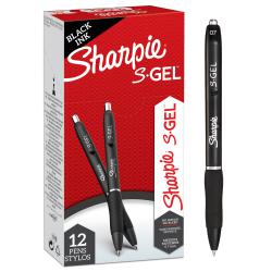 Cheap Stationery Supply of Sharpie S-Gel Rollerball Pen 0.7mm Line Black (Pack 12) 2136595 11193NR Office Statationery