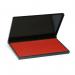 The Trodat Stamp Pad Large is a vibrant red color, measuring 158x90mm. It features the brand name Trodat and the words Stamp Pad in bold font. The smooth surface of the pad is perfect for creating clear and precise imprints.