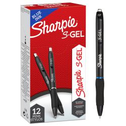 Cheap Stationery Supply of Sharpie S-Gel Rollerball Pen 0.7mm Line Blue (Pack 12) 2136595 11200NR Office Statationery