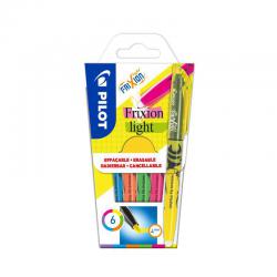 Cheap Stationery Supply of Pilot FriXion Light Erasable Highlighter Pen Chisel Tip 3.8mm Line Assorted Colours (Pack 6) 11641PT Office Statationery