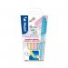 The photo shows a pack of 6 Pilot FriXion Light Soft Erasable Highlighter Pens in assorted pastel colors. The chisel tip measures 3.8mm, perfect for precise highlighting. These highlighters have a unique erasable ink, making them perfect for neat note-taking or studying.