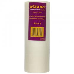 Cheap Stationery Supply of ValueX Wizard Invisible Tape 19mmx33m Clear (Pack 8) 11673RY Office Statationery