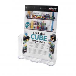 Cheap Stationery Supply of Deflecto Literature Holder A4 Portrait Clear 11758DF Office Statationery