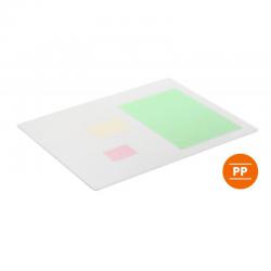 Cheap Stationery Supply of Durable Desk Mat PP Contoured Edges 530x400mm Transparent 712219 11826DR Office Statationery