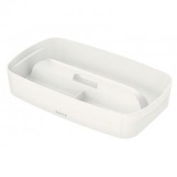 Cheap Stationery Supply of Leitz MyBox WOW Organiser Tray with Handle Small White 53230001 11830AC Office Statationery