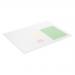 Durable Desk Mat PP Contoured Edges 650x500mm Transparent 712319 11833DR