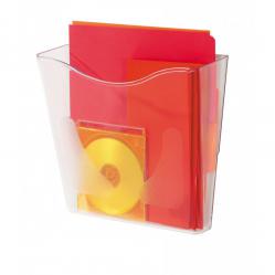 Cheap Stationery Supply of Deflecto Literature Wall Pocket A4 Portrait Clear 11842DF Office Statationery