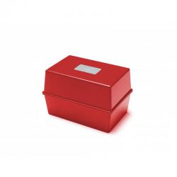 Cheap Stationery Supply of ValueX Deflecto Card Index Box 6x4 inches / 152x102mm Red 12122DF Office Statationery