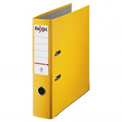 Cheap Stationery Supply of Rexel Lever Arch File Polypropylene ECO A4 75mm Yellow 2115719 12187AC Office Statationery