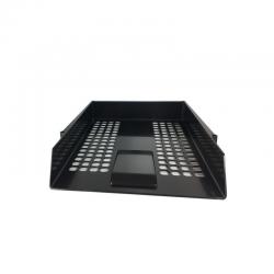 Cheap Stationery Supply of ValueX Deflecto Letter Tray A4/Foolscap Portrait Black 12241DF Office Statationery