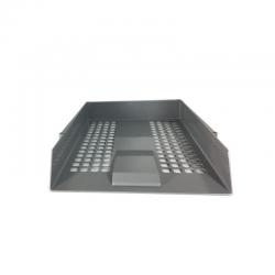 Cheap Stationery Supply of ValueX Deflecto Letter Tray A4/Foolscap Portrait Grey 12255DF Office Statationery