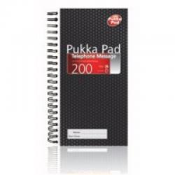 Cheap Stationery Supply of ValueX Telephone Message Book Carbonless 200 Messages (Pack 5) 13325PK Office Statationery