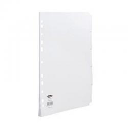 Cheap Stationery Supply of ValueX Divider A4 5 Part Multipunched White Card 79901 13899PK Office Statationery