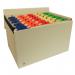 The photo captures a stack of Cathedral Products expanding files, neatly organized and labeled from 1-31. The manila and mylar materials provide durability and reinforcement, while the Buff color adds a touch of sophistication. The 31 pockets offer ample room for organizing important documents.