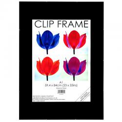 Cheap Stationery Supply of Photo Album Co A1 Poster Display Frameless Clip Frame 15964PA Office Statationery