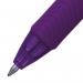 Pentel Energel X Gel Retractable Gel Rollerball Pen 0.7mm Tip 0.35mm Line Violet (Pack 12) - BL107-VX 16692PE