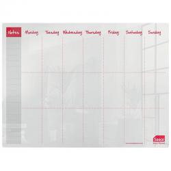 Cheap Stationery Supply of Sasco Week Planner Acrylic Desktop 600 x 450mm 2410180 16916AC Office Statationery
