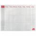 Sasco Week Planner Acrylic Desktop 600 x 450mm 2410180 16916AC