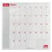 Sasco Month Planner Acrylic Desktop 450 x 450mm 2410185 16944AC