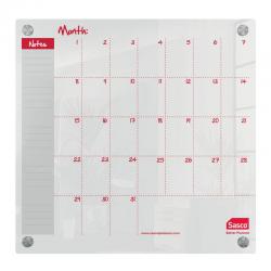Cheap Stationery Supply of Sasco Month Planner Acrylic Mounted 450 x 450mm 2410188 16958AC Office Statationery