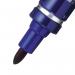 Pentel N50 Permanent Marker Bullet Tip 2.2mm Line Blue (Pack 12) - N50-C 17042PE