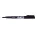 Pentel NMS50 Permanent Marker Bullet Tip 1mm Line Black (Pack 12) - NMS50-A 17273PE