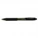 Pentel Kachiri Retractable Ballpont Pen 1.0mm Tip 0.5mm Line Black (Pack 12) 17385PE