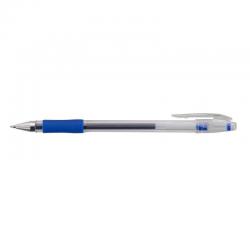 Cheap Stationery Supply of ValueX Gel Stick Pen Rubber Grip Rollerball Pen 0.5mm Line Blue (Pack 10) 17938HA Office Statationery