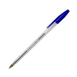 Cheap Stationery Supply of ValueX Ballpoint Pen 1.0mm Tip 0.7mm Line Blue (Pack 50) 17987HA Office Statationery