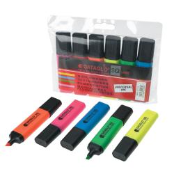 Cheap Stationery Supply of Value Highlighter Chisel Asstd Pack of 6 Office Statationery