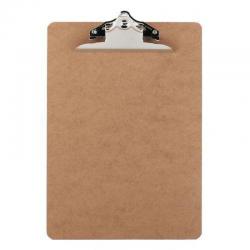 Cheap Stationery Supply of ValueX Hardboard Clipboard A4 Portrait Brown 18274HA Office Statationery