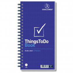 Cheap Stationery Supply of Challenge 280x141mm Things To Do Today Book Wirebound 115 Pages 18418HB Office Statationery
